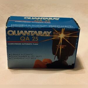 B/N QUANTARY QA 25 COMPUTERIZED AUTOMATIC FLASH 30.00
